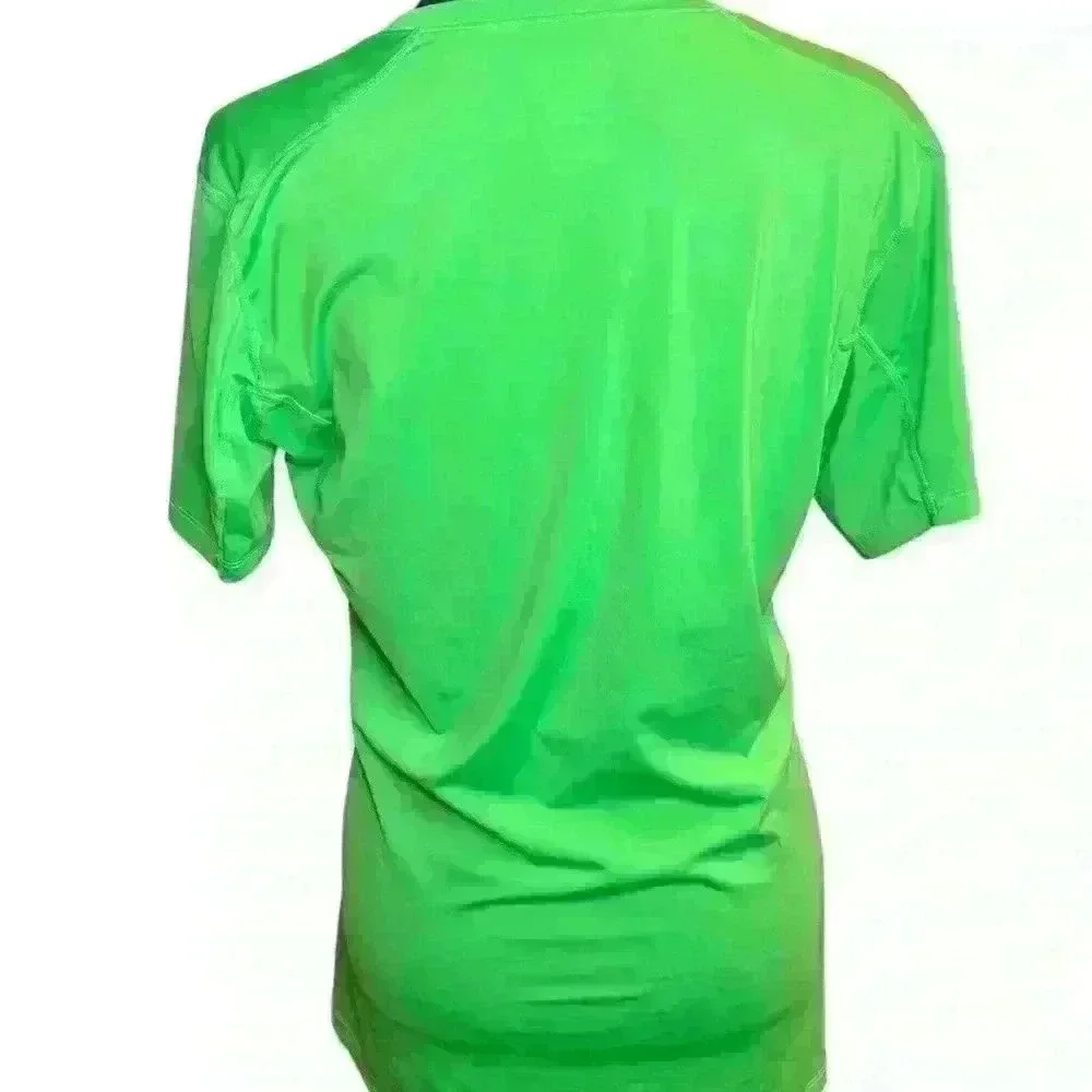 Nike Pro Lime Green Short Sleeve Top Size L.